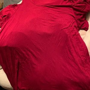 Cold shoulder tunic dress